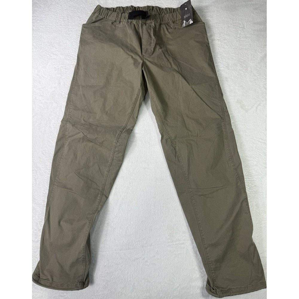 Mountain Hardwear‎ Cederberg Pants Mens 31x30 Stretch Olive Climbing Belted NWT